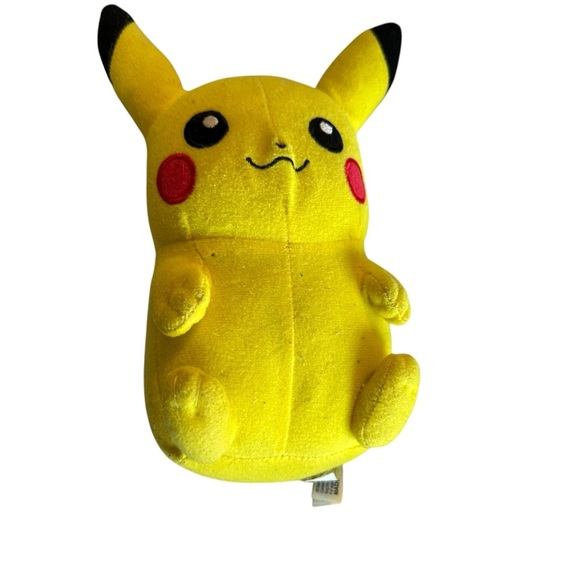 Pokemon Pikachu Stuffed Animal - Yellow and Black - Picture 1 of 4